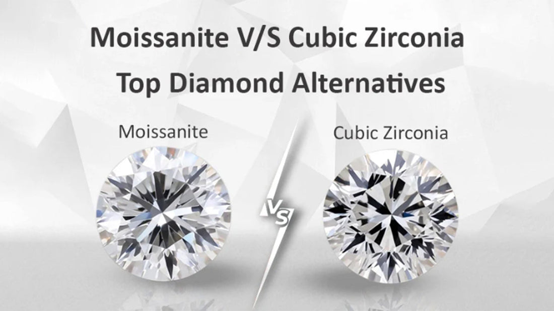 Does Moissanite or Cubic Zirconia Look More Like a Diamond?