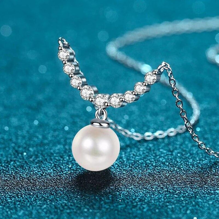 Moissanite Pearl Necklaces - Jewelry Wholesale Collection