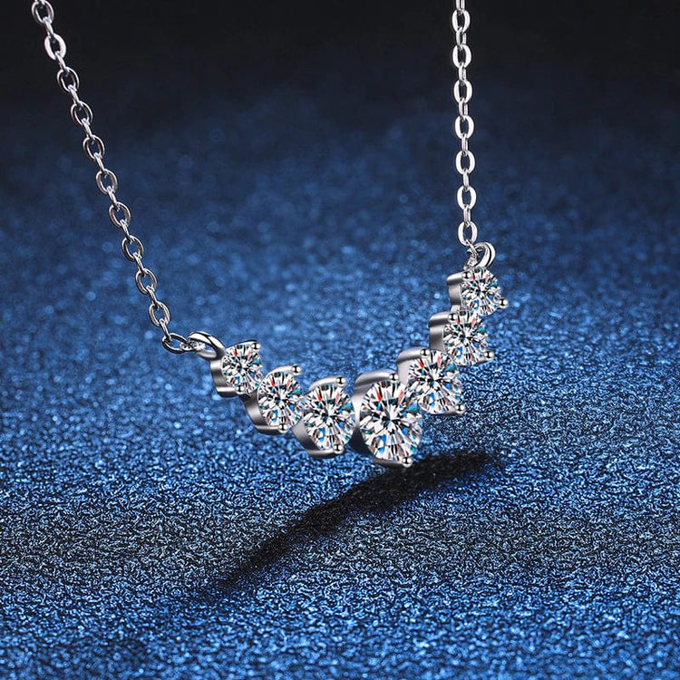 Moissanite Sterling Silver / 925 Necklaces - Jewelry Wholesale Collection
