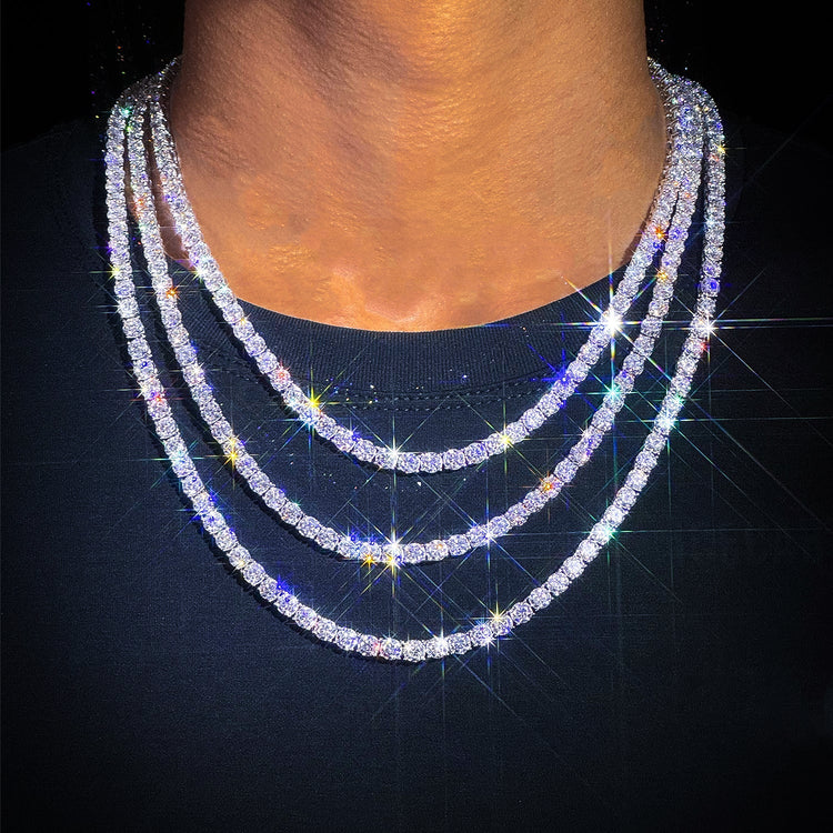 Moissanite Tennis Necklaces - Jewelry Wholesale Collection