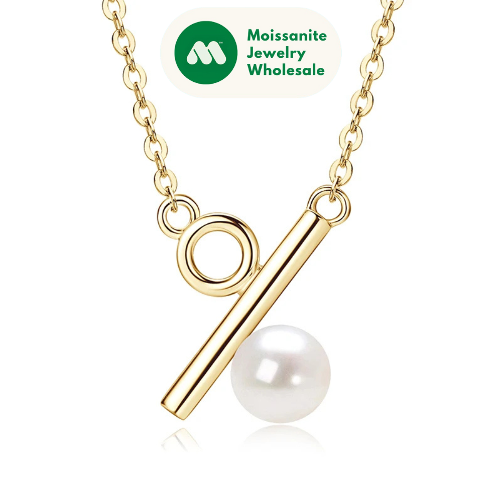 S925 Silver Percentage % Pendant Necklace 5.5-6mm Natural Freshwater Pearl Necklaces For Women Fine Jewelry 2025 Trend