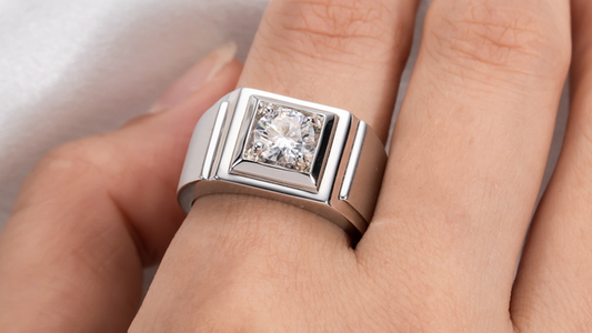 Are Modern Gents Rings Moissanite?