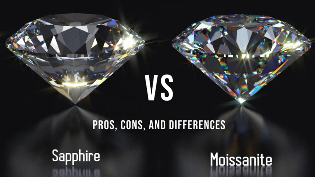 Moissanite vs Sapphire
