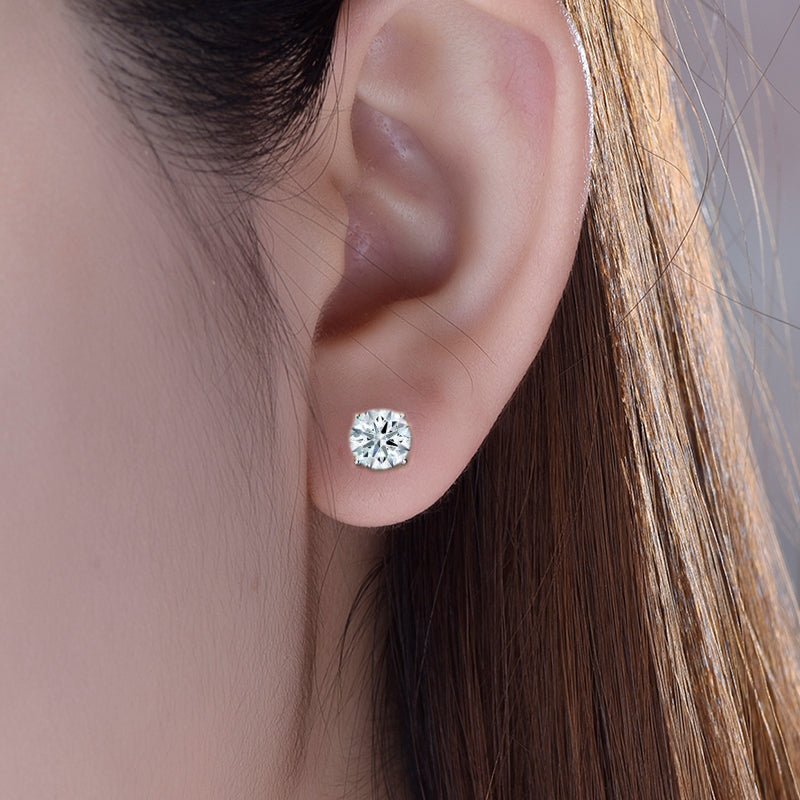 2 Carat Moissanite Earrings - Jewelry Wholesale Collection