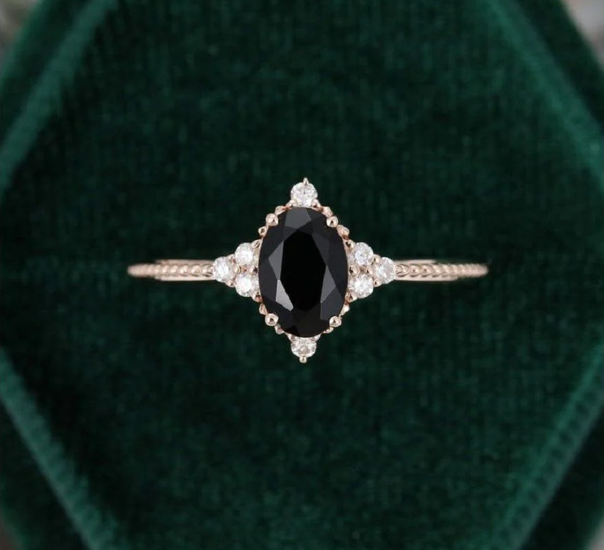 Black Moissanite Rings - Jewelry Wholesale Collection