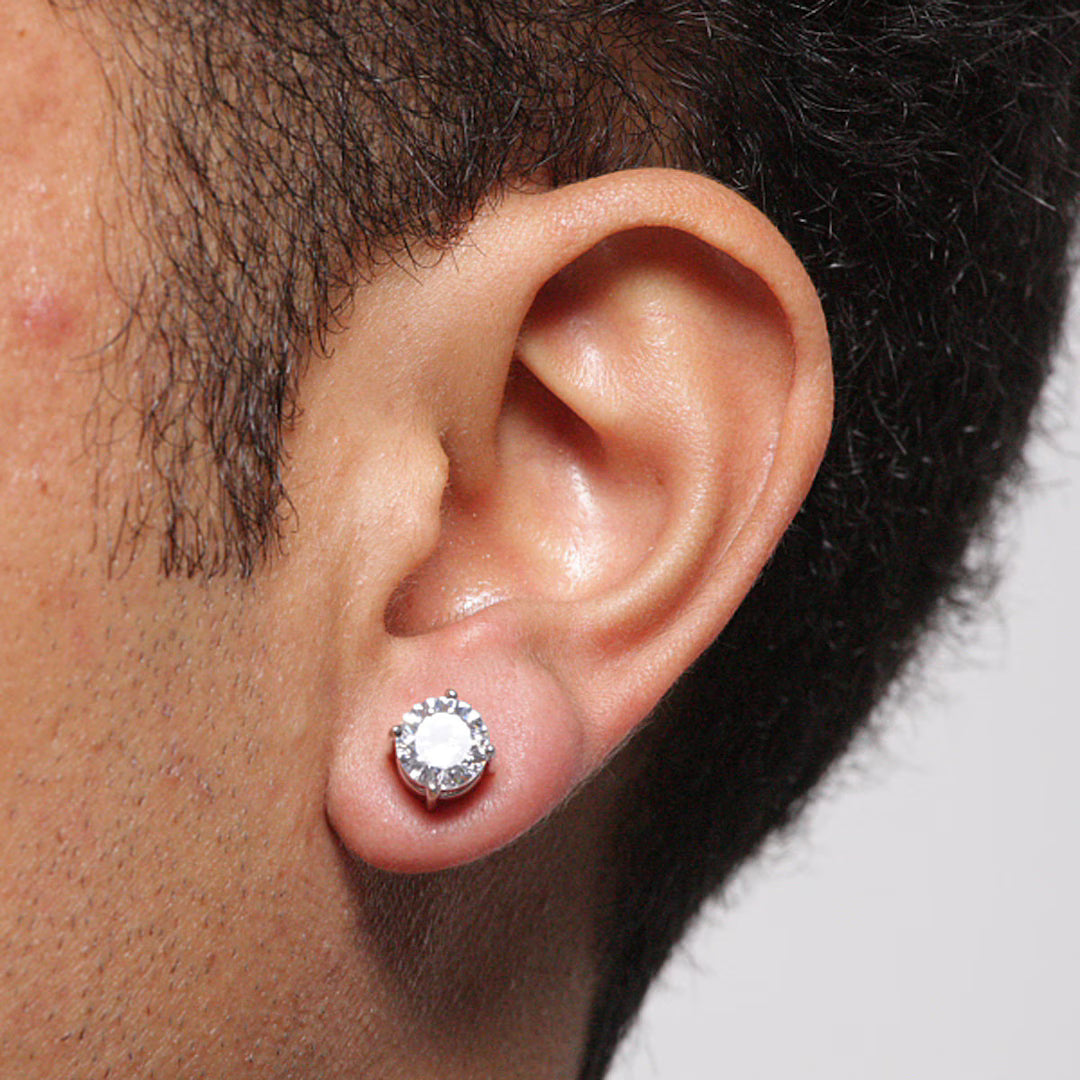 Men’s Moissanite Earrings - Jewelry Wholesale Collection