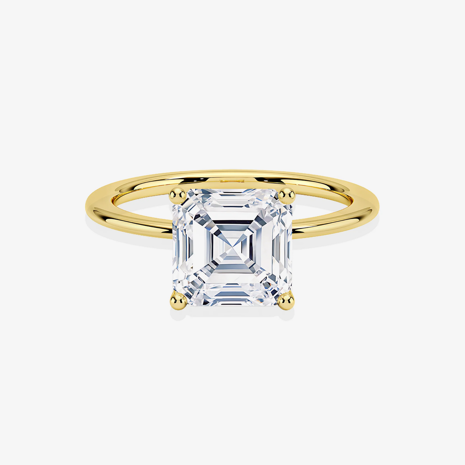 Moissanite Asscher & Radiant Cut Rings - Jewelry Wholesale Collection