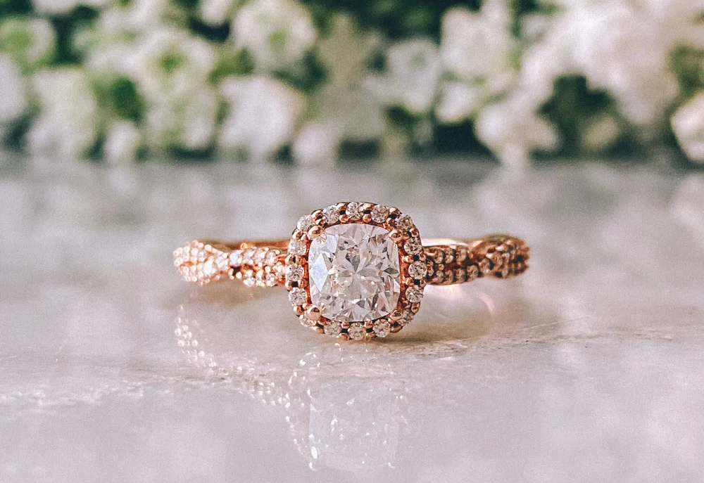 Moissanite Cushion Cut Rings - Wholesale Jewelry Collection