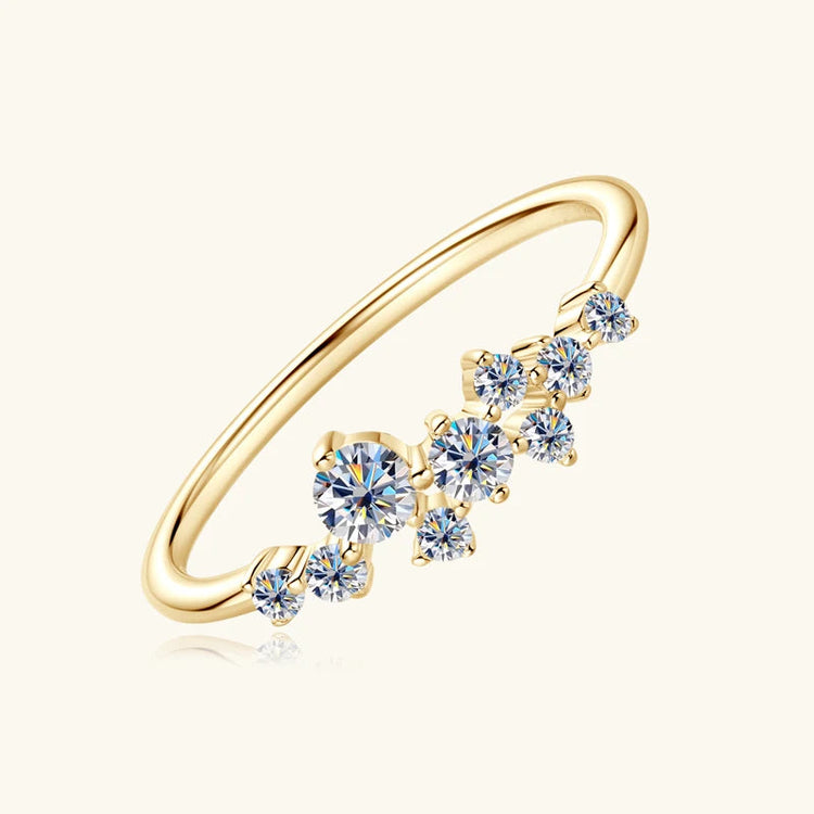 Moissanite Round Cut Rings - Jewelry wholesale collection