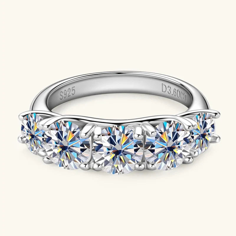 Moissanite White Gold Rings - Jewelry Wholesale Collection