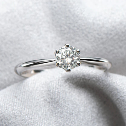 2CT 3CT Moissanite Ring 1CT 0.5CT Wedding Engagement Ring 925 Sterling Silver for Women Solitaire Diamond Finger Jewelry