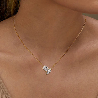 Real 3.0CTW. Oval Cut Moissanite Pendant Necklace Silver 925 Chain Choker for Women's Gift Birthday Certificate Jewelry 2024 New