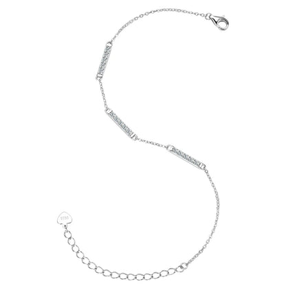 2024 Trend Moissanite Bracelet Plated 18k Gold 925 Silver Hand Chain Fashion Bracelets for Women Gifts Jewelry With Certificate