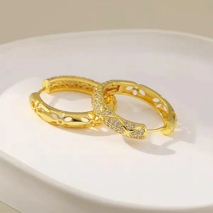 Full Micro Paved Moissanite Hoops Earrings 925 Sterling Silver Luxury Party Wedding Jewelry for Women Valentine's Day Gift