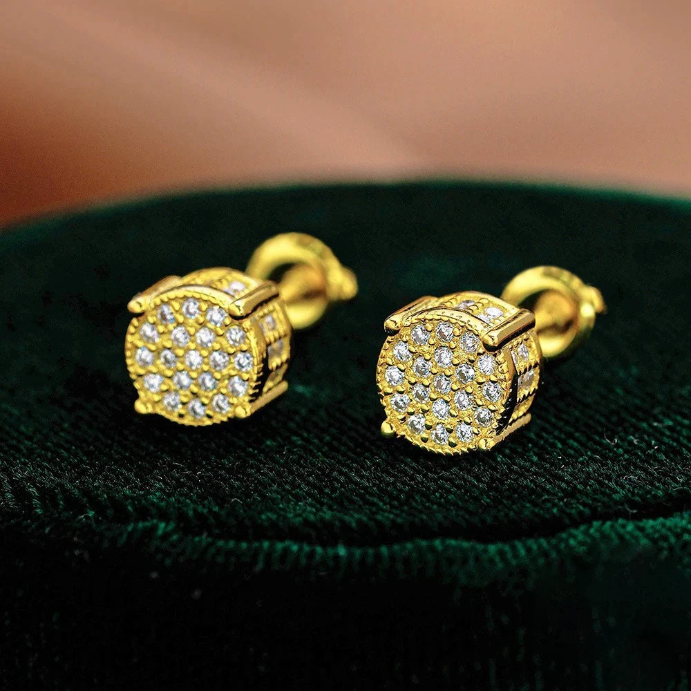 2025 0.86CTW. Pave Moissanite Hoop Huggie Earrings for Women 925 Silver Luxury Skeleton Design Earring Original Fine Jewelry GRA
