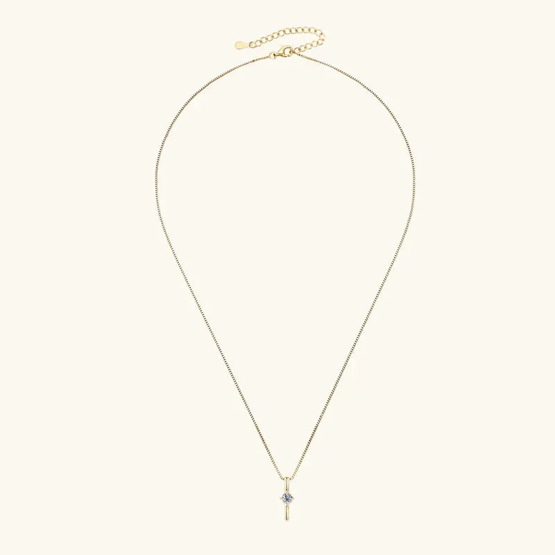 4mm 0.30ct D Moissanite Dash Pendant Necklace for Women 925 Silver Adjustable Chain Fashion Simple Jewelry 2025 New Gift