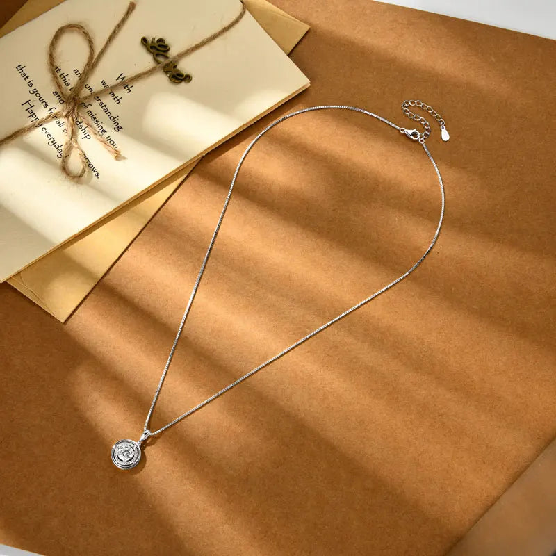 6.5mm/8mm/9mm 3ct 2ct D Moissanite Pendant Necklace for Women 925 Silver Adjustable Chain GRA Certified Jewelry 2025 New Gifts