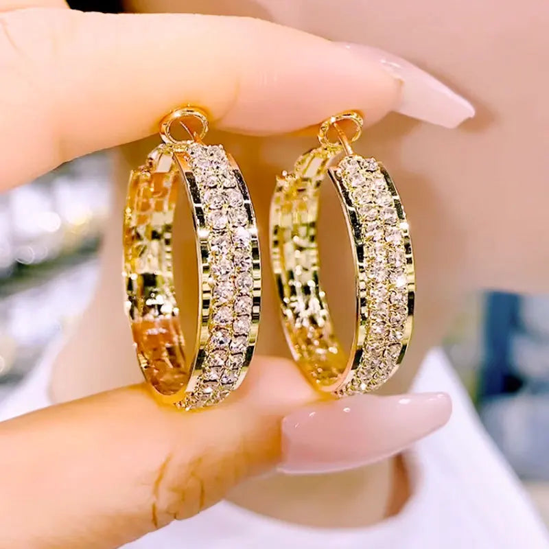 2025 0.86CTW. Pave Moissanite Hoop Huggie Earrings for Women 925 Silver Luxury Skeleton Design Earring Original Fine Jewelry GRA